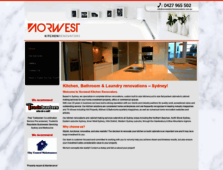 norwestkitchenrenovators.com.au screenshot