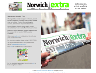 norwichextra.com screenshot