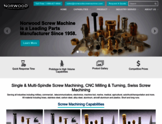 norwoodscrewmachine.com screenshot
