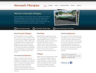 norwoodsfiberglass.com screenshot