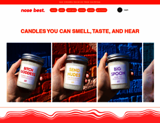 nosebestcandles.com screenshot
