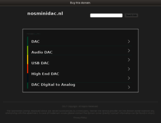 nosminidac.nl screenshot