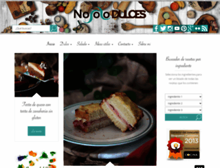 nosolodulces.com screenshot