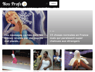 nosprofs.com screenshot