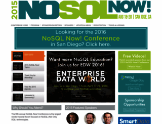 nosql2015.dataversity.net screenshot