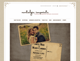 nostalgicimprints.com screenshot