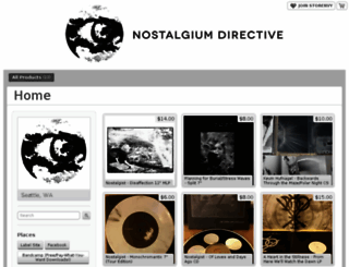 nostalgiumdirective.storenvy.com screenshot