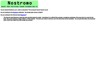 nostromo.com screenshot