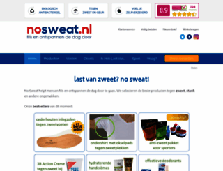 nosweat.nl screenshot