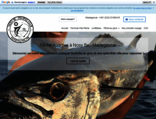nosybe-fishingclub.com screenshot