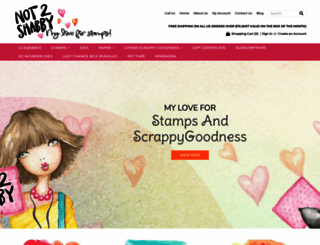 not2shabbyshop.com screenshot
