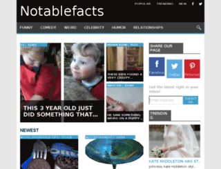 notablefacts.com screenshot