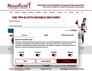 notaiofacile.it screenshot