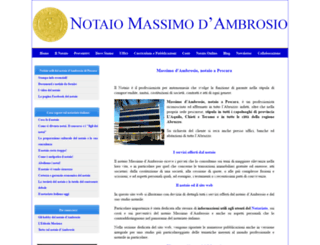 notaiopescaradambrosio.it screenshot