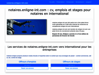 notaires.enligne-int.com screenshot