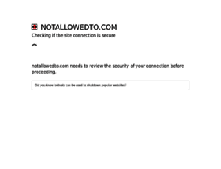 notallowedto.com screenshot