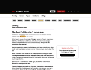 notalwayslearning.com screenshot