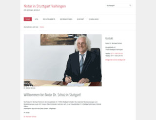 notar-scholz-stuttgart.de screenshot