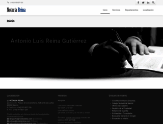 notariareina.com screenshot