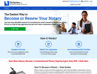 notaries.com screenshot