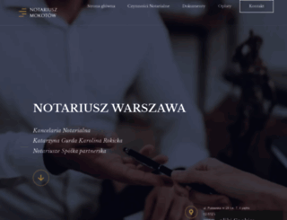 notariusz-mokotow.com.pl screenshot