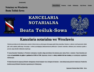notariuszewroclaw.pl screenshot