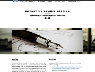 notarybezzina.com screenshot