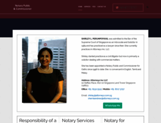 notarycommissioner.com.sg screenshot