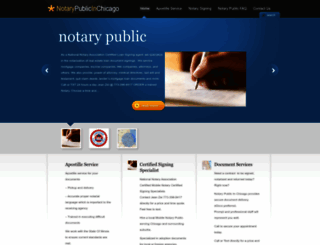 notarypublicinchicago.com screenshot
