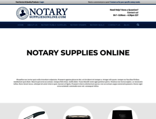 notarysuppliesonline.com screenshot