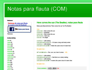 notas-flauta.com screenshot