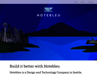 notebleu.com screenshot