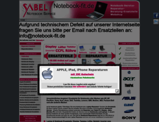 notebook-fit.de screenshot