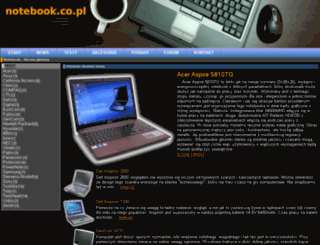 notebook.co.pl screenshot