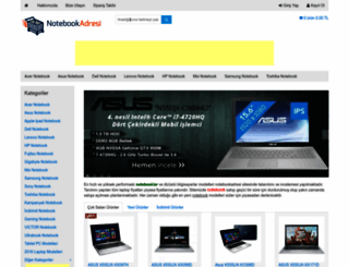 notebookadresi.com screenshot