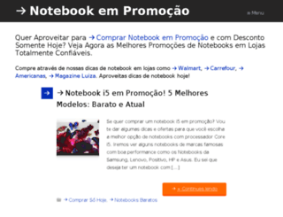 notebookempromocao.com screenshot