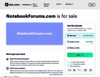 notebookforums.com screenshot