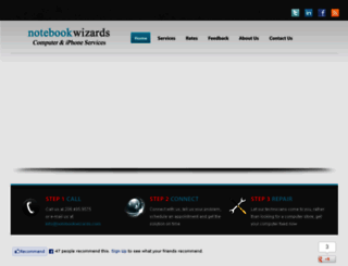 notebookwizards.com screenshot