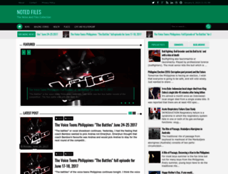 notedfiles.com screenshot