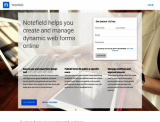 notefield.com screenshot