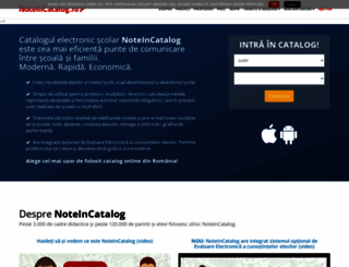 noteincatalog.ro screenshot