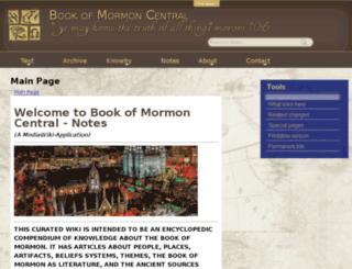 notes.bookofmormoncentral.org screenshot