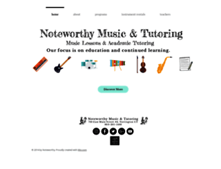 noteworthymusicllc.com screenshot