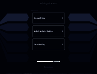 nothingnice.com screenshot
