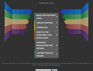 nothirst.com screenshot