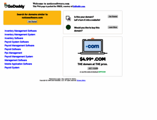 noticesoftware.com screenshot