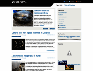 noticiaociosa.blogspot.com.br screenshot