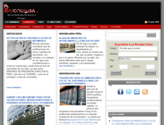 noticias.peruanosenusa.net screenshot