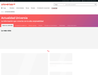 noticias.universia.edu.pe screenshot