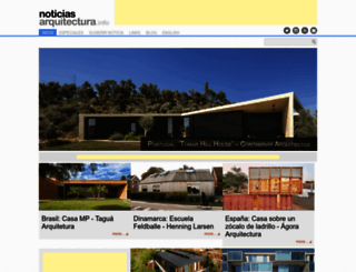 noticiasarquitectura.com screenshot